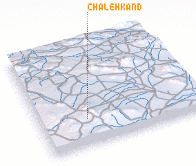 3d view of Chāleh Kand