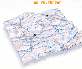 3d view of Qal‘eh-ye Morādī