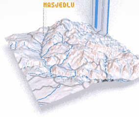 3d view of Masjedlū