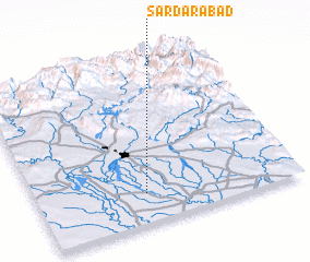 3d view of Sardārābād