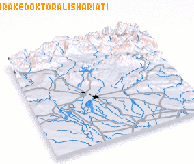 3d view of Shahrak-e Doktor ‘Alī Sharī‘atī