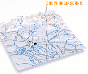 3d view of Sheykh ‘Alī Aşghar