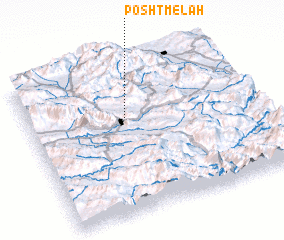 3d view of Posht Melah