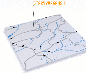 3d view of Staryy Urgaksh