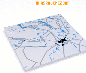 3d view of Khasraj-e Mezbān