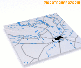 3d view of Zīāratgāh-e Bāzarvī