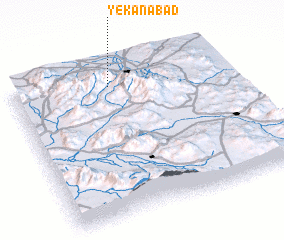 3d view of Yekanābād