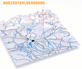 3d view of Ḩamzeh-ye al Beḩamdān