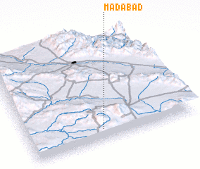 3d view of Mādābād