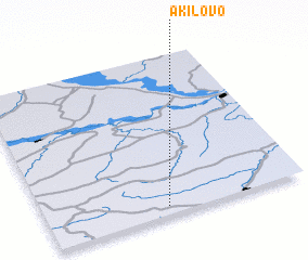 3d view of Akilovo