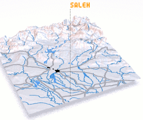 3d view of Şāleḩ