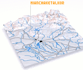 3d view of Mīān Chāk-e Talkor