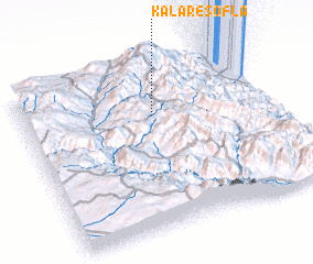 3d view of Kālār-e Soflá