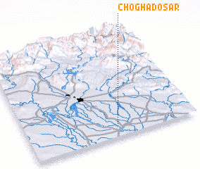 3d view of Choghā Dosar