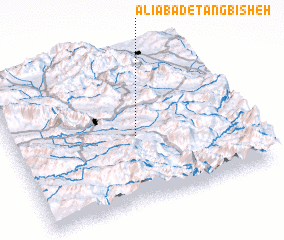 3d view of ‘Alīābād-e Tang Bīsheh