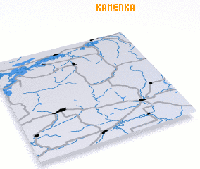 3d view of Kamenka