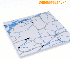 3d view of Semëno-Poltavka