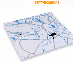 3d view of Seyyed Zahrāb