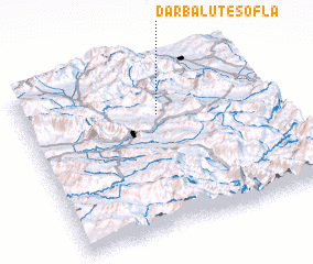 3d view of Dār Balūţ-e Soflá