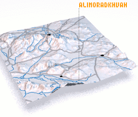 3d view of ‘Alī Morād Khvāh