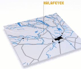 3d view of Ḩalāf-e Yek