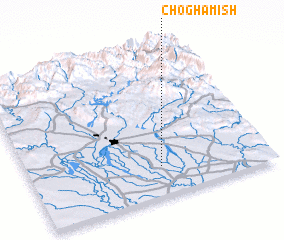 3d view of Choghā Mīsh