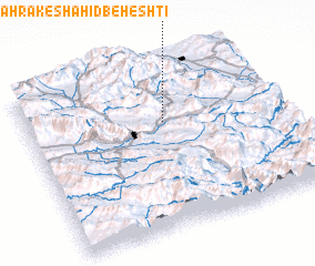 3d view of Shahrak-e Shahīd Beheshtī