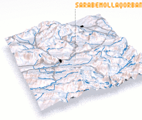 3d view of Sarāb-e Mollā Qorbānī