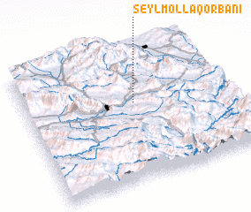 3d view of Seyl Mollā Qorbānī