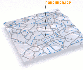 3d view of Bābā Khanjar