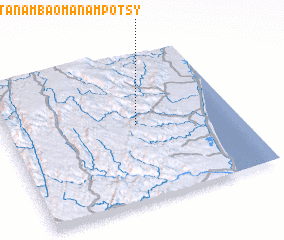 3d view of Antanambao-Manampotsy