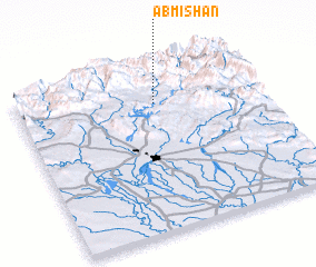 3d view of Āb Mīshān