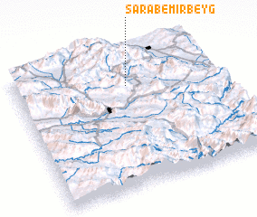 3d view of Sarāb-e Mīr Beyg