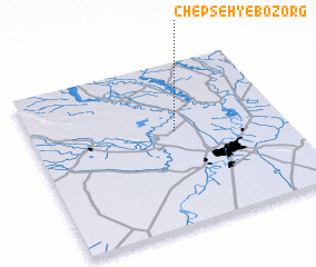 3d view of Chepseh-ye Bozorg