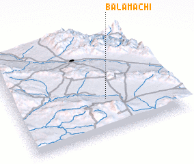 3d view of Balā Māchī