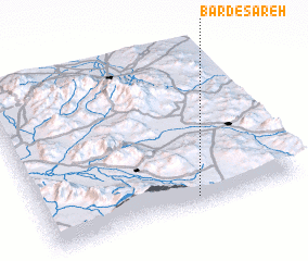 3d view of Bard-e Sareh
