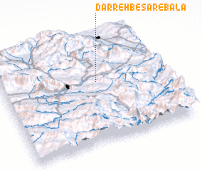 3d view of Darreh Besar-e Bālā