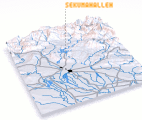 3d view of Sekū Maḩalleh