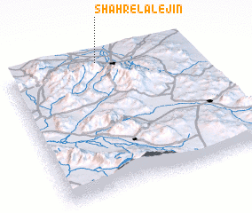 3d view of Shahr-e Lālejīn