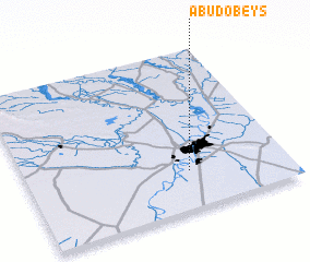 3d view of Abū Dobeys