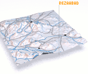 3d view of Rezāābād