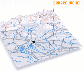 3d view of Gomār-e Kūchek