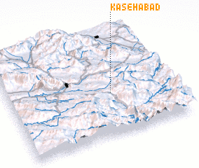 3d view of Kasehābād