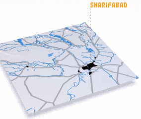 3d view of Sharīfābād