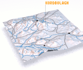 3d view of Kord Bolāgh