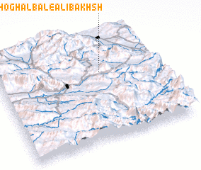 3d view of Choghālbal-e ‘Alībakhsh