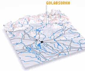 3d view of Golāb Sorkh