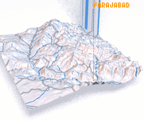 3d view of Farajābād