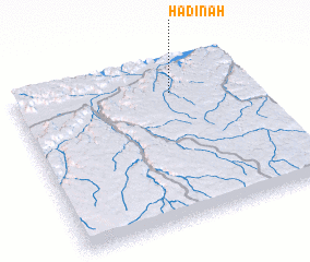 3d view of Ḩāḑinah