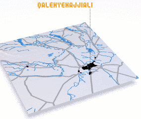 3d view of Qal‘eh-ye Ḩājjī ‘Alī